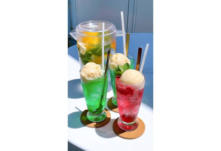 ▼メロンクリームソーダ